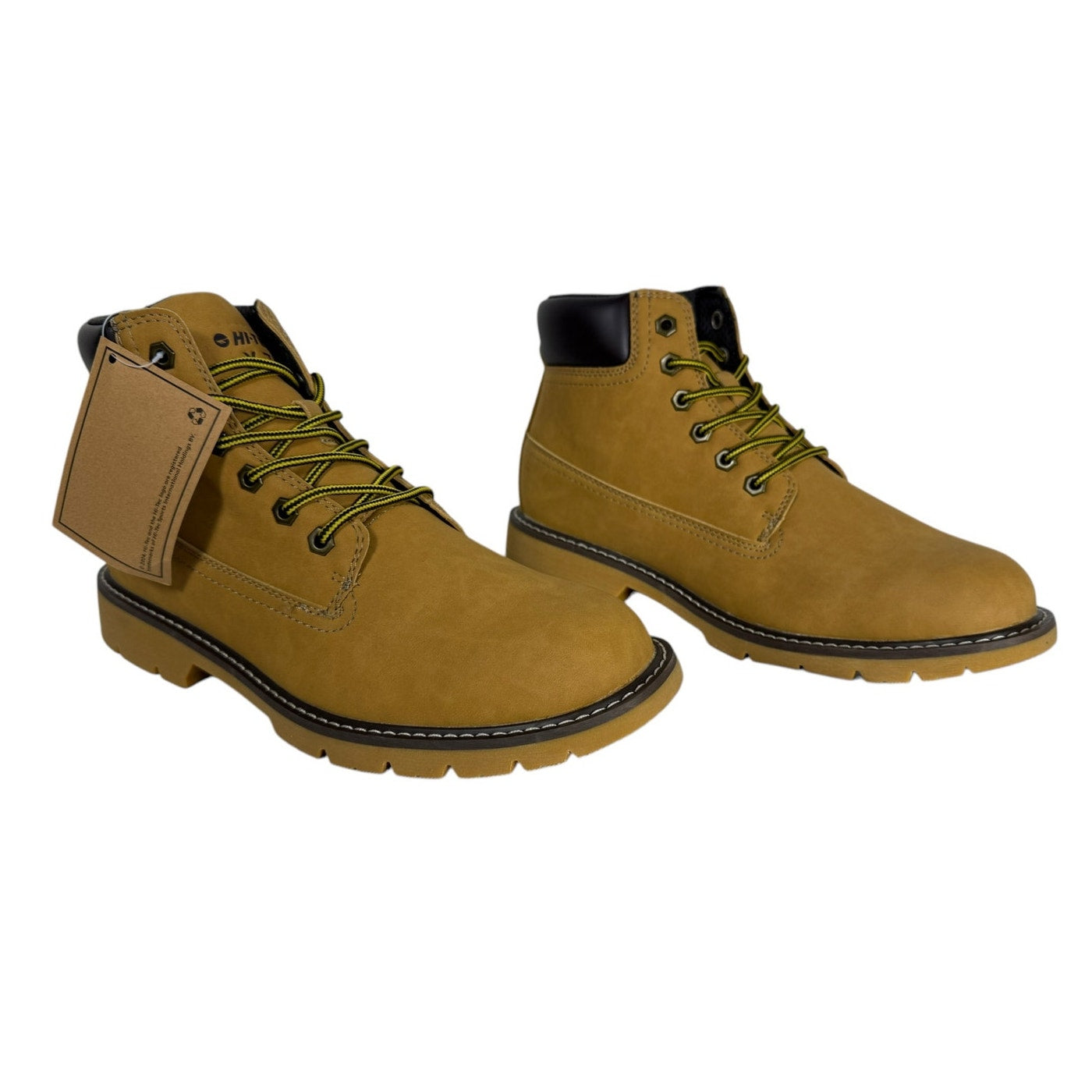 NWT Hi Tec Reznor Boots Men's  Size 9.5 6in Soft toe Tan  Work Chore