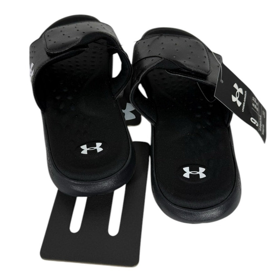 NWT Women's Under Armour Ignite Pro Sandles SL Black Size 9