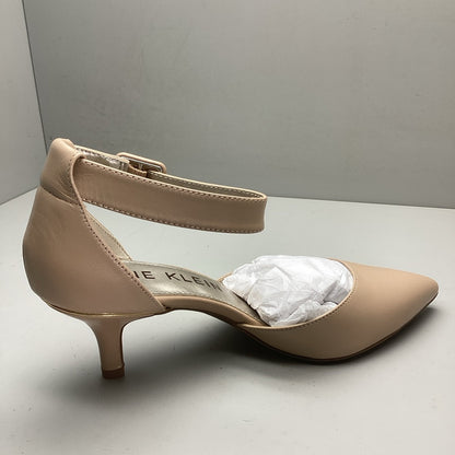 New Anne Klein fabulist pump Heels Size 8M Tan Ankle Strap