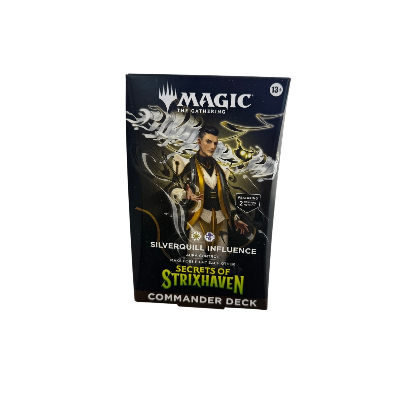 New Sealed MtG: Secrets of Strixhaven Commander Deck-Silverquill Influence