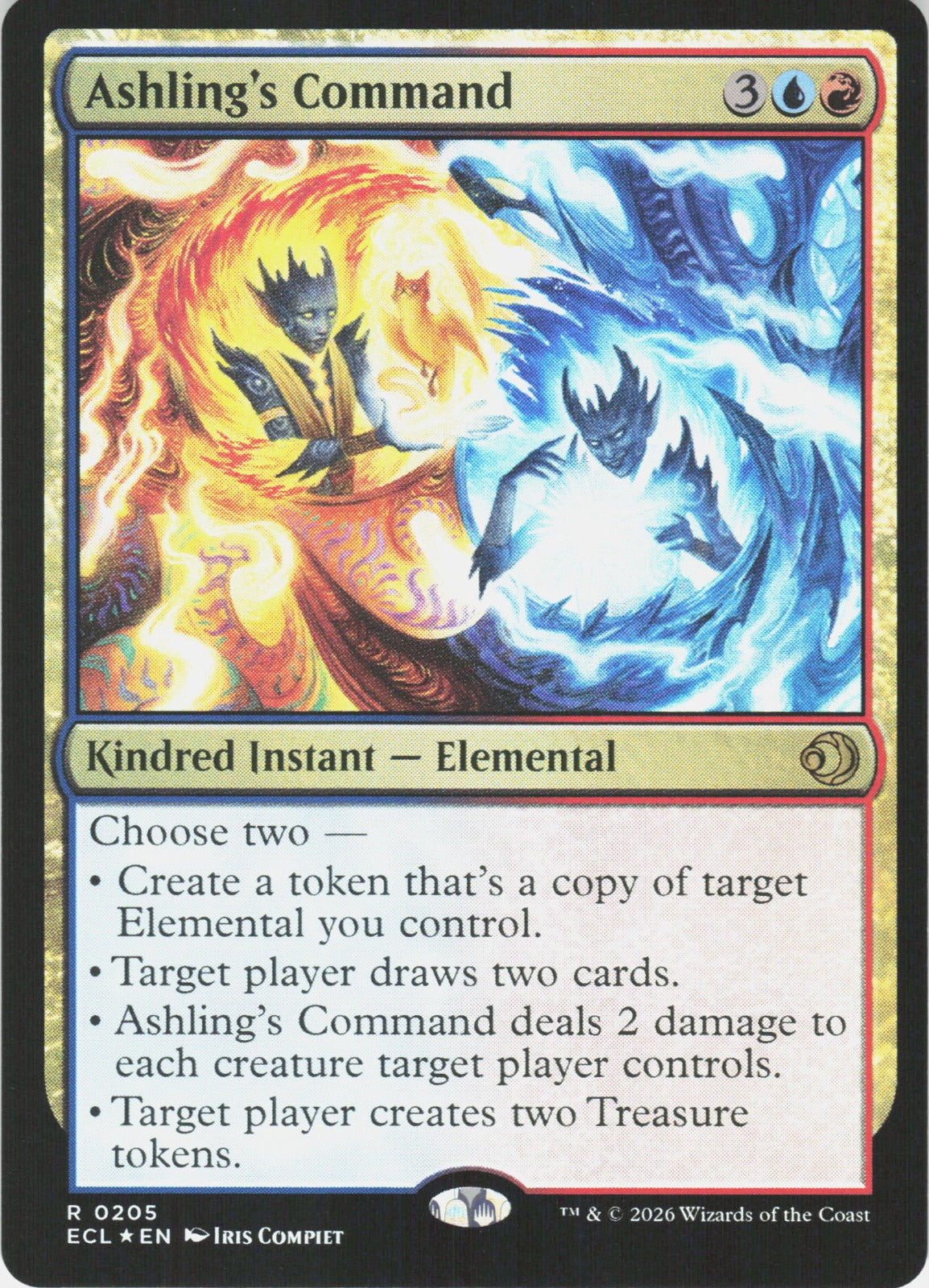 Ashling's Command Foil R Lorwyn Eclipsed 205 NM