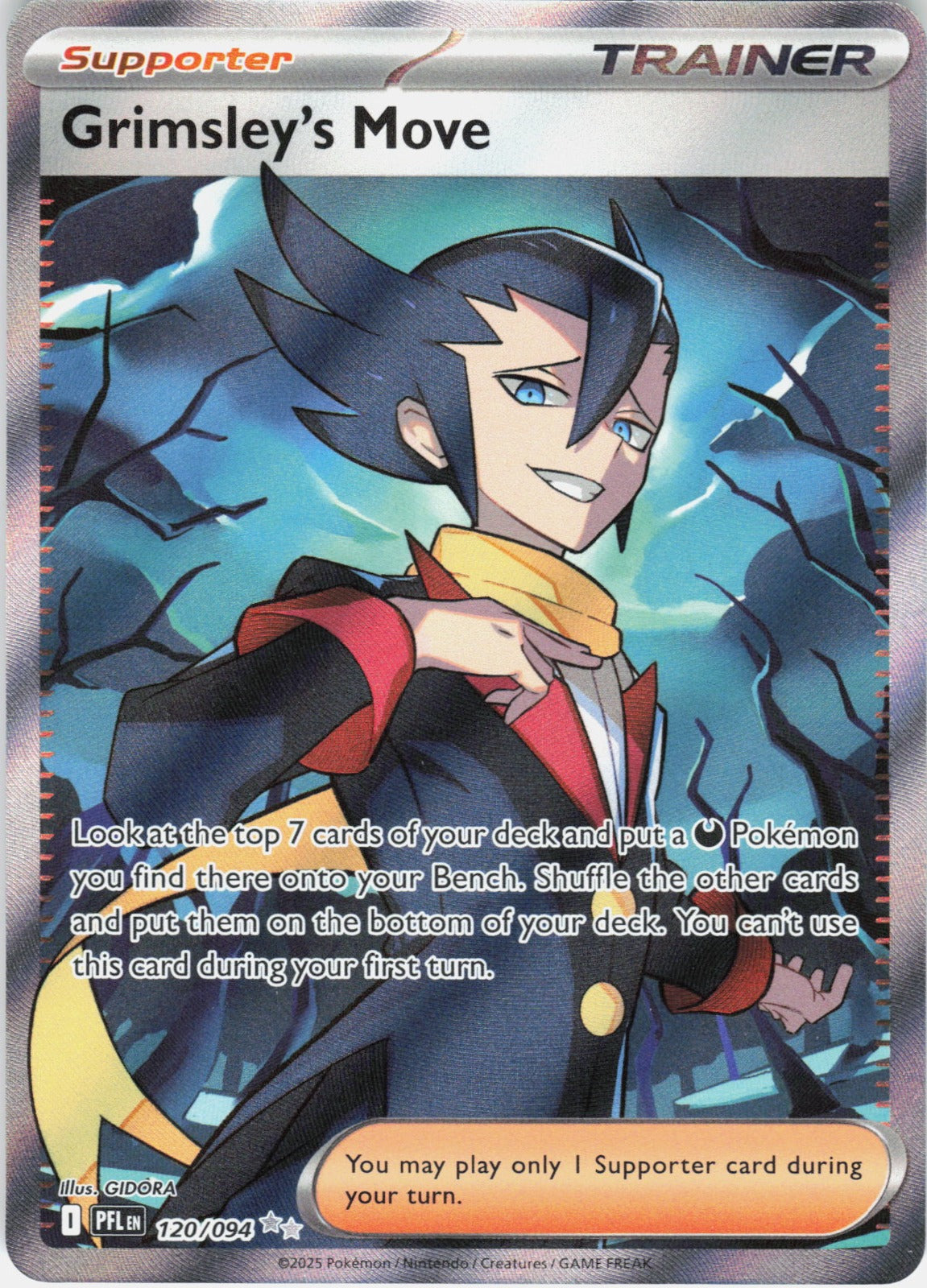 Grimsley's Move Holo Ultra Rare ME02: Phantasmal Flames 120/094 NM