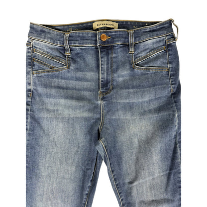 Liverpool Jeans Women's High Rise Ankle Size 8 Blue