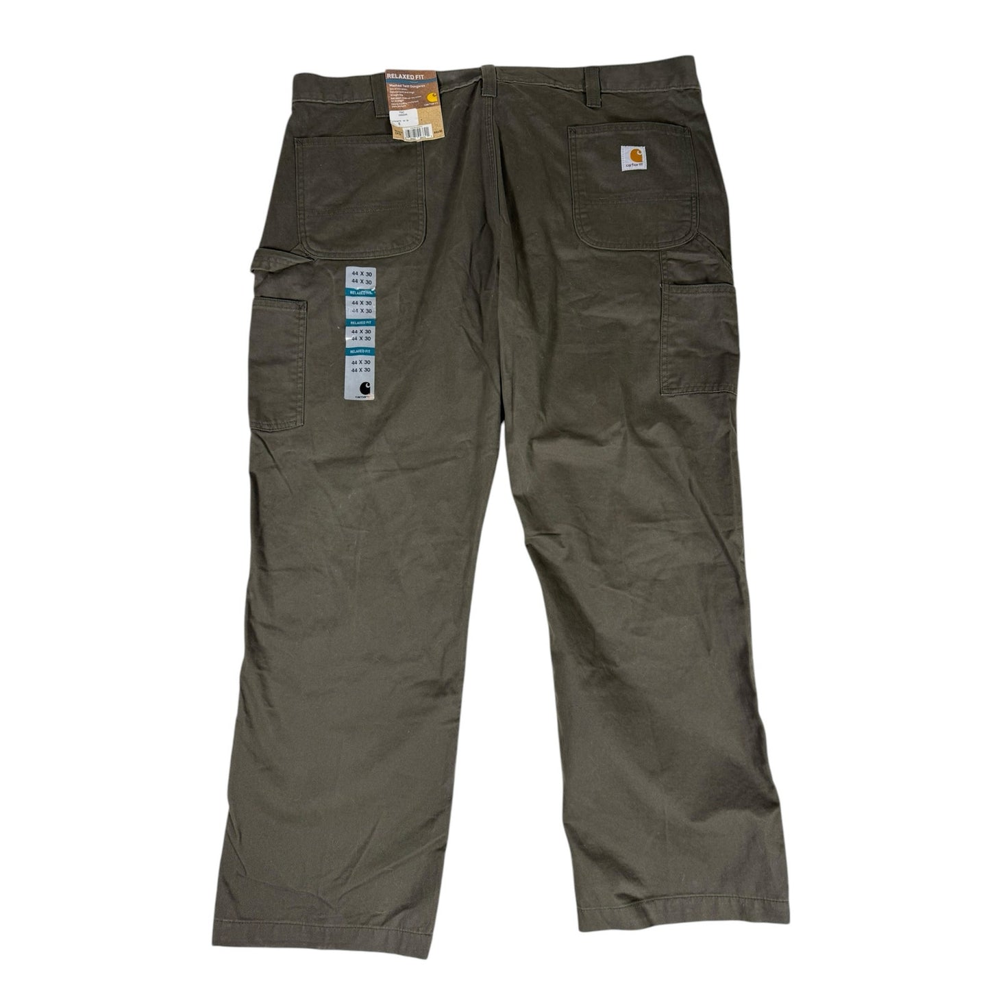 NWT Carhartt  Men Washed Twill Dungaree Green 44 x 30