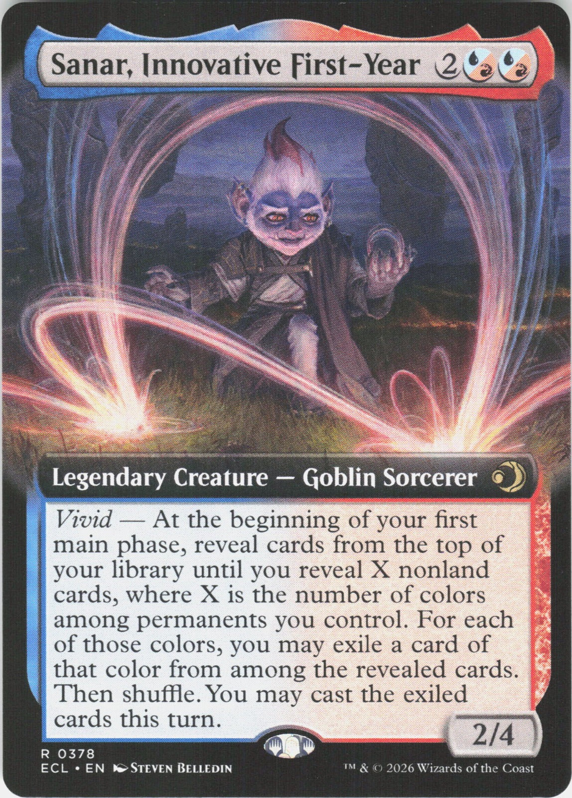 Sanar, Innovative First-Year (Extended Art) R Lorwyn Eclipsed 378 NM