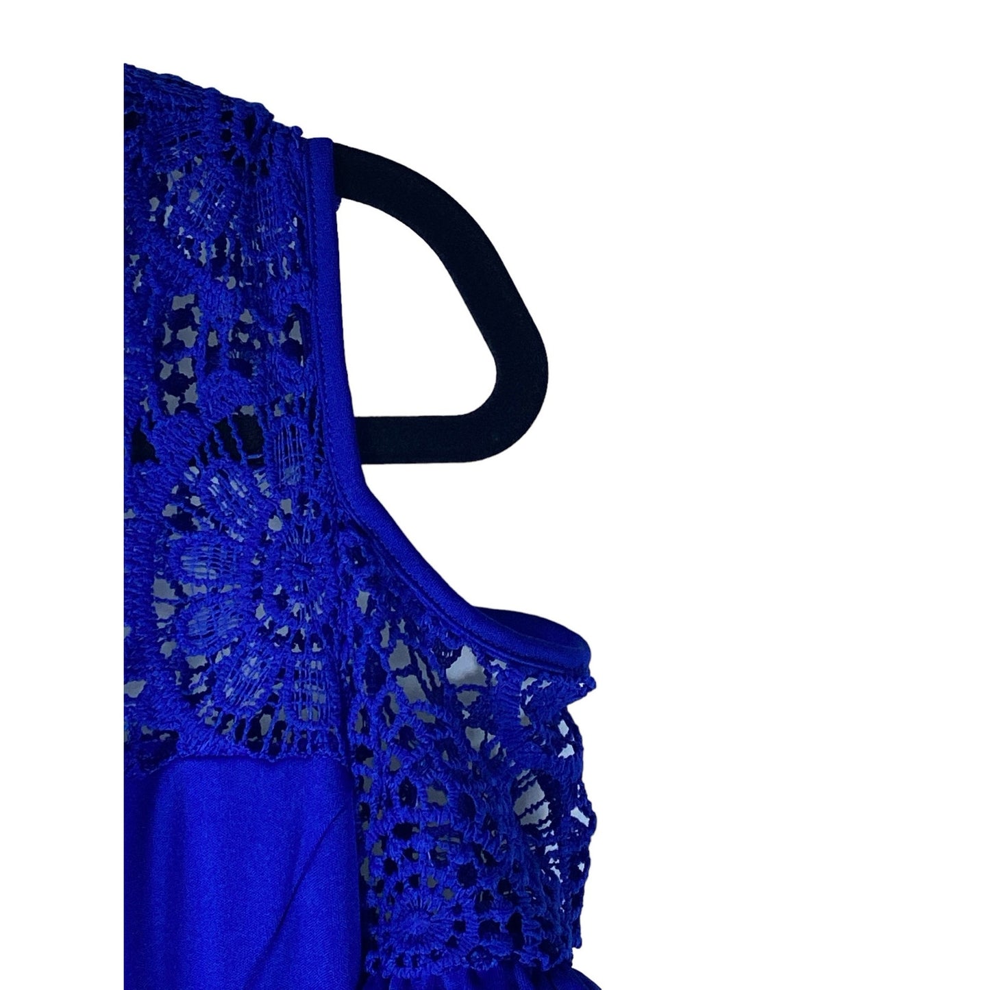 Women's Dress Royal Blue 2xl open shoulder summer sun