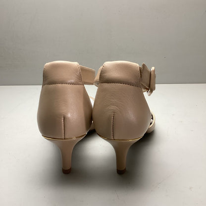 New Anne Klein fabulist pump Heels Size 8M Tan Ankle Strap