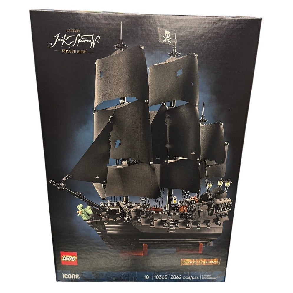 Lego 10365 Pirates Caribbean Black Pearl Jack Sparrow's Pirate Ship + Compass