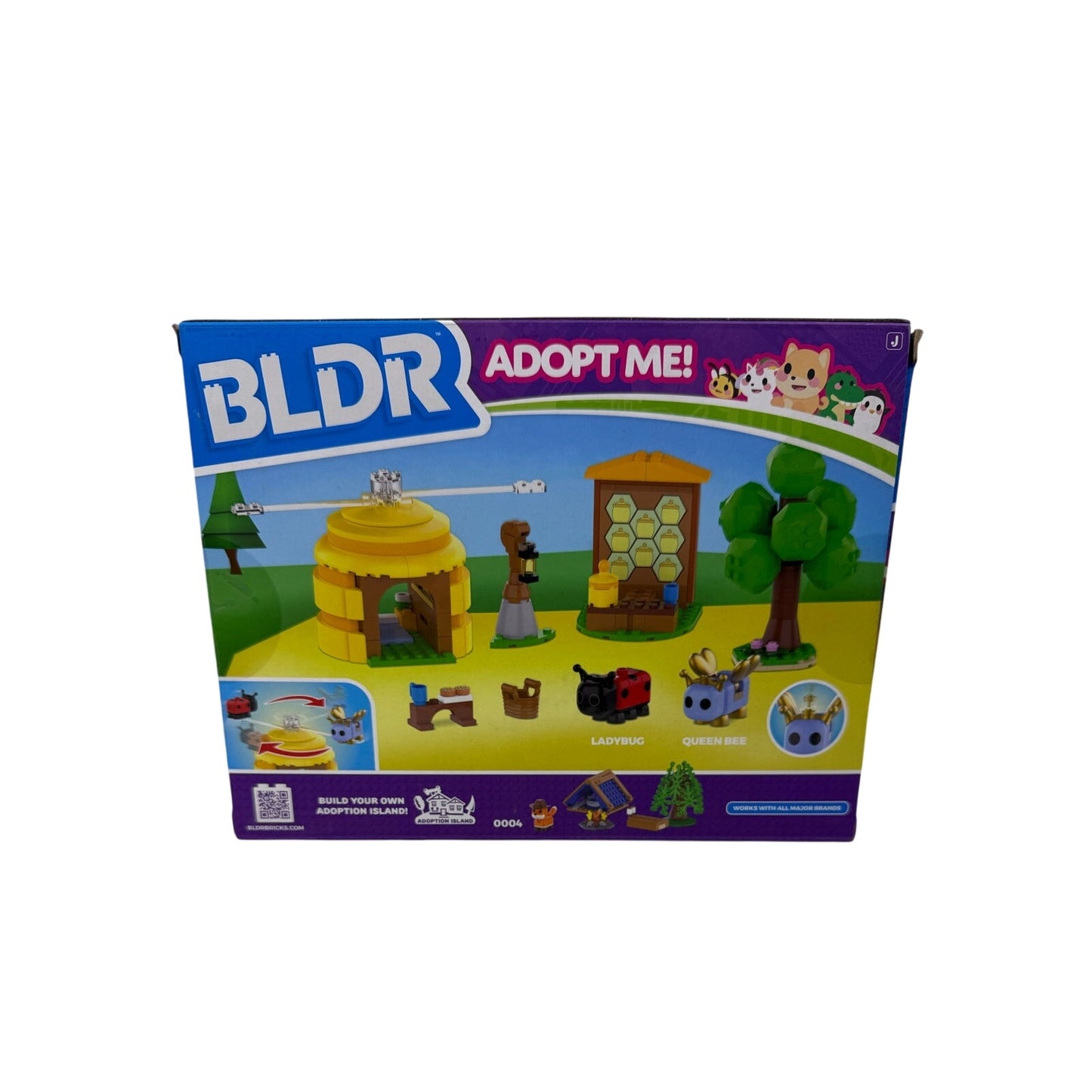 BLDR Adopt Me! Coffee Shop W/ Queen Bee & Ladybug Building Set 225 Piece NEW NIB