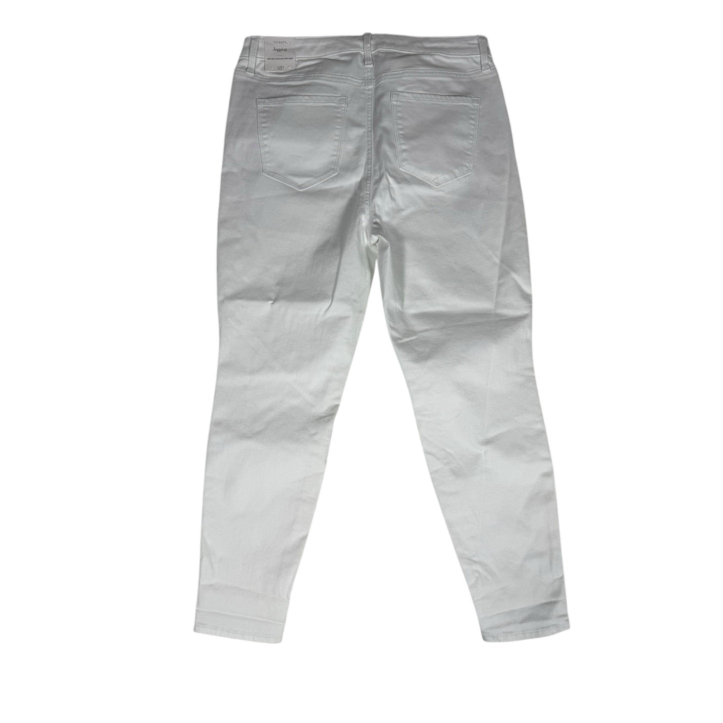 NWT Talbots Jeggings Women's Size 12P  White Skinny Ankle