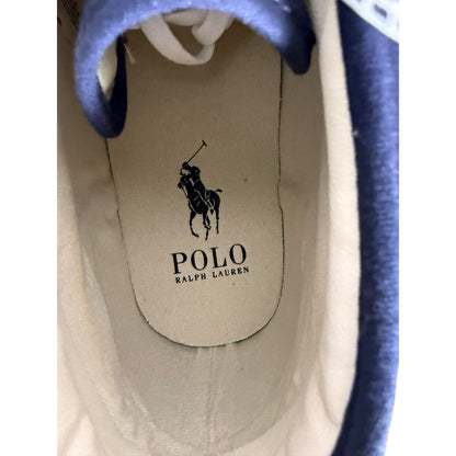 NWOT Ralph Lauren Polo Men Mid Shoes Canvas Blue size 8 Casual