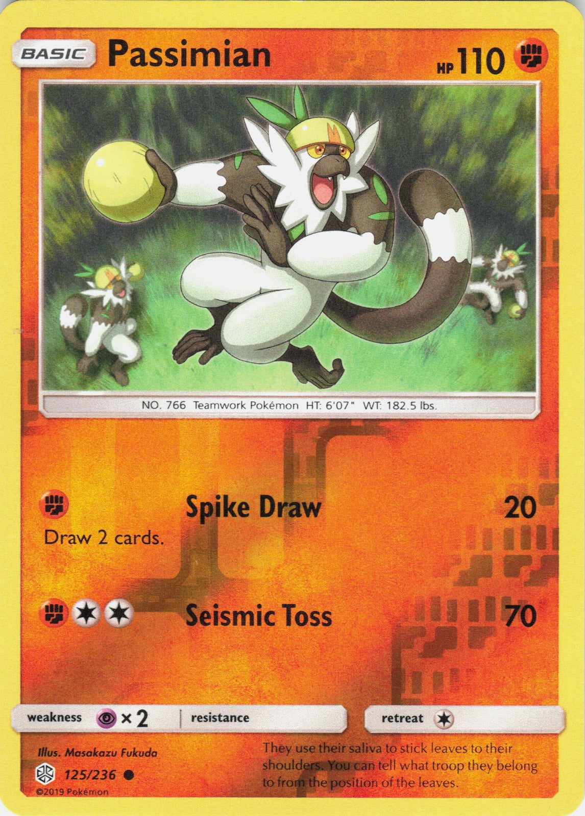 Passimian Reverse Holo Common SM - Cosmic Eclipse 125/236 NM