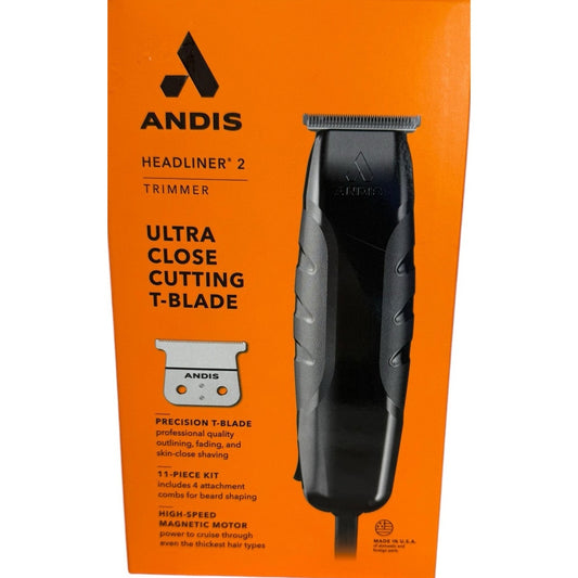 NIB Andis LS-3 HeadLiner 2 Trimmer T-Blade 11 Piece Kit