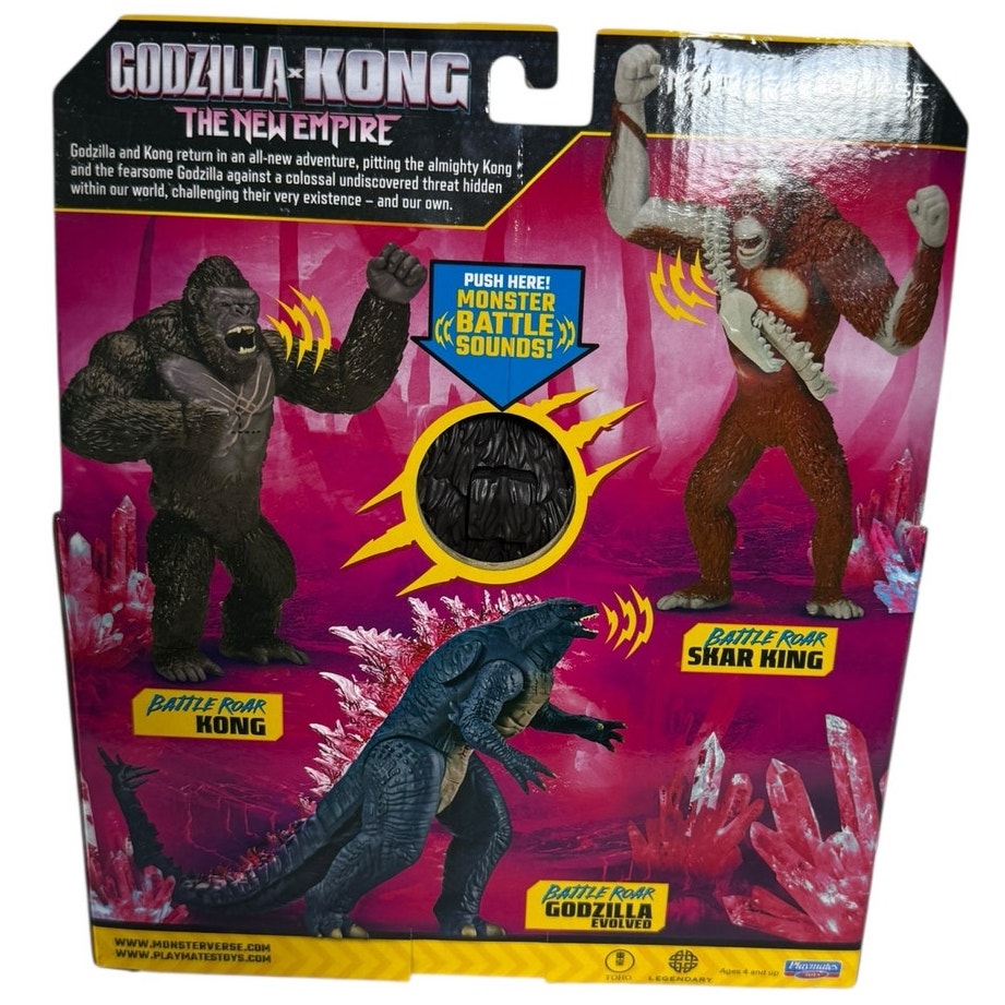 NIB Godzilla X Kong - New Empire Battle Roar Kong 7" Figure