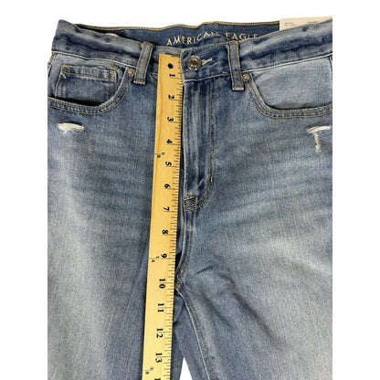 NWT Women's American Eagle Ripped Distressed Ankle Jeans Size 27