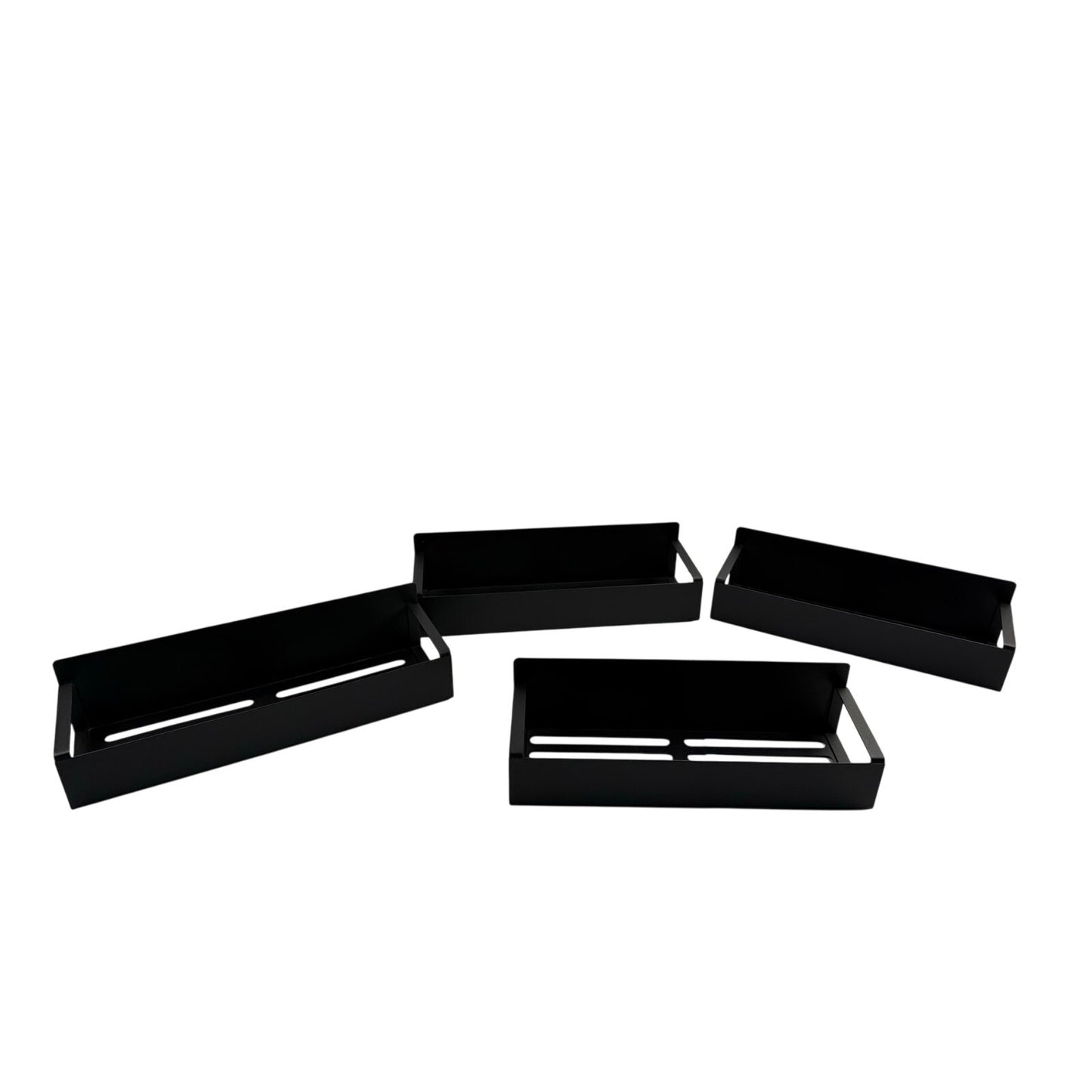 4 Pack Magnetic Spice Rack for Refrigerator Organizer Moveable Shelf For Fridge