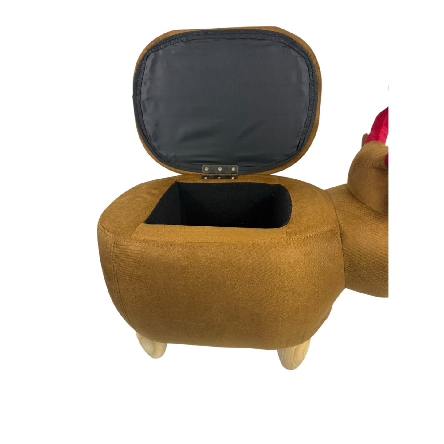New Christmas Reindeer Footstool Ottoman with Storage Rudolf