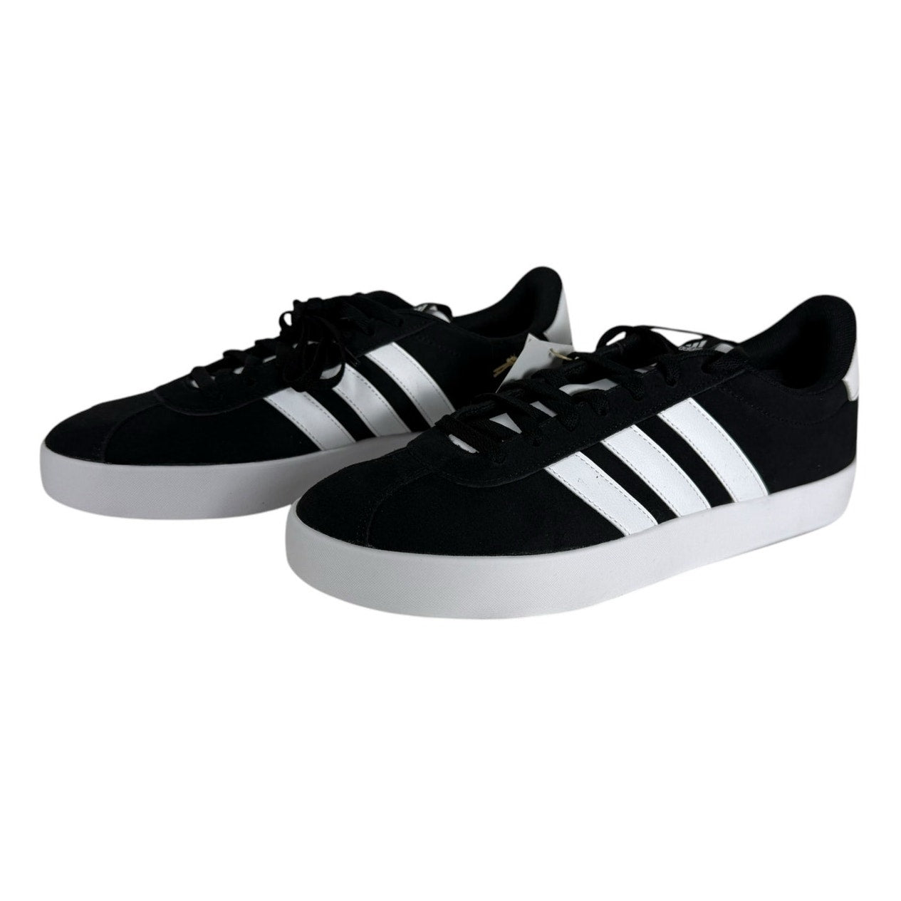 NWT Adidas Sneakers Men's VL Court 3.0 Black / White 11.5 Skateboarding