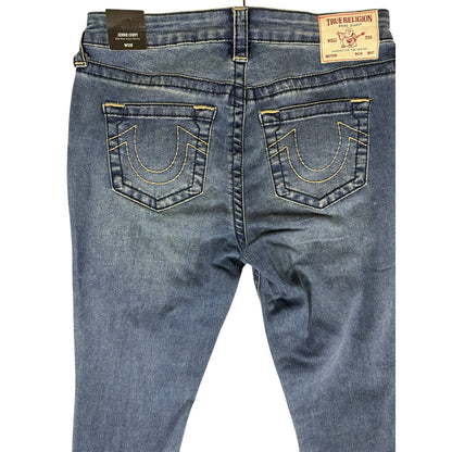 NWT True Religion Jeans Women's Size 28 Jennie Curvy Mid Rise Super Skinny