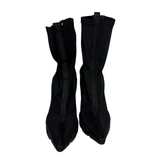 NIB Tsrenlmln Black Women's Ankle Boots Booties High Spike Stiletto Size 10