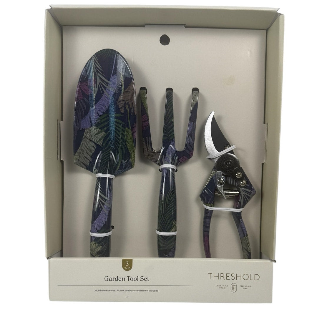 Threshold Garden Tool Set Pruner Cultivator Trowel Aluminum Rust Proof Tropical