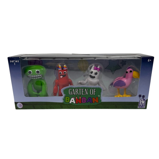 Garten Of BanBan 4x Mini Collectible 4-Figure Set Josh Oplia Banbaleena Toy Lot!