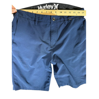Hurley Shorts Men's Blue Chino Skater Size 30