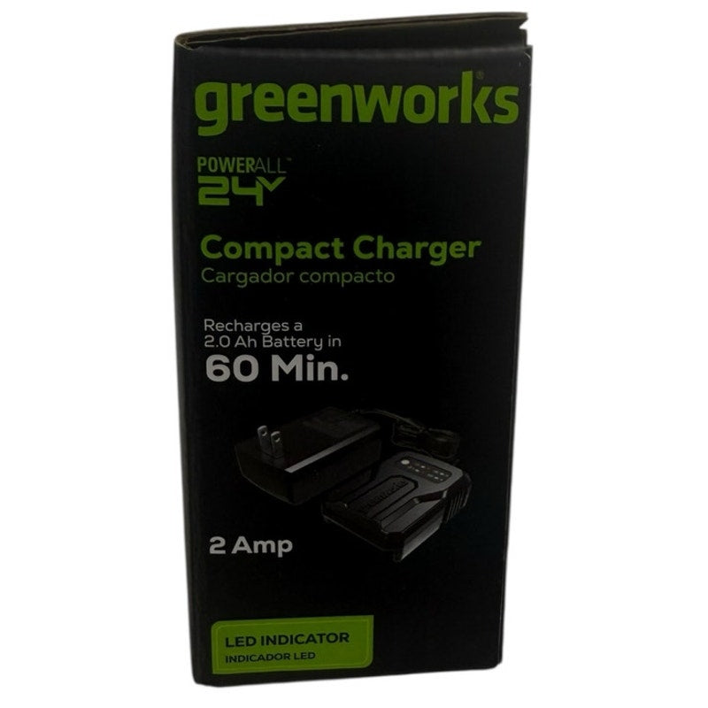 New Genuine OEM Greenworks Powerall 24V 2 Amp Compact Battery Charger