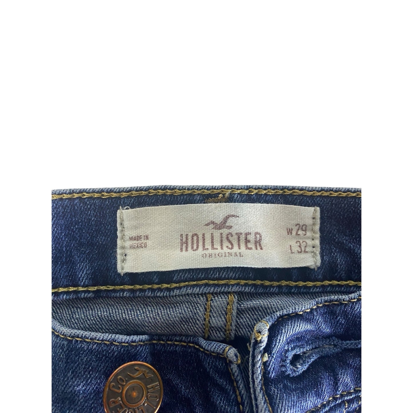 Men's Hollister Skinny Fit Blue Jeans Size 29 x 32