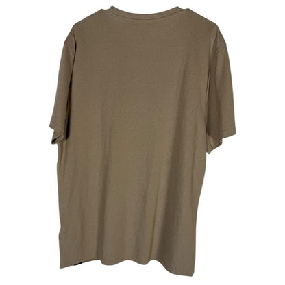 NWT Ben Sherman T-shirt Men's Brown Crewneck Pocket  XL striped two tone