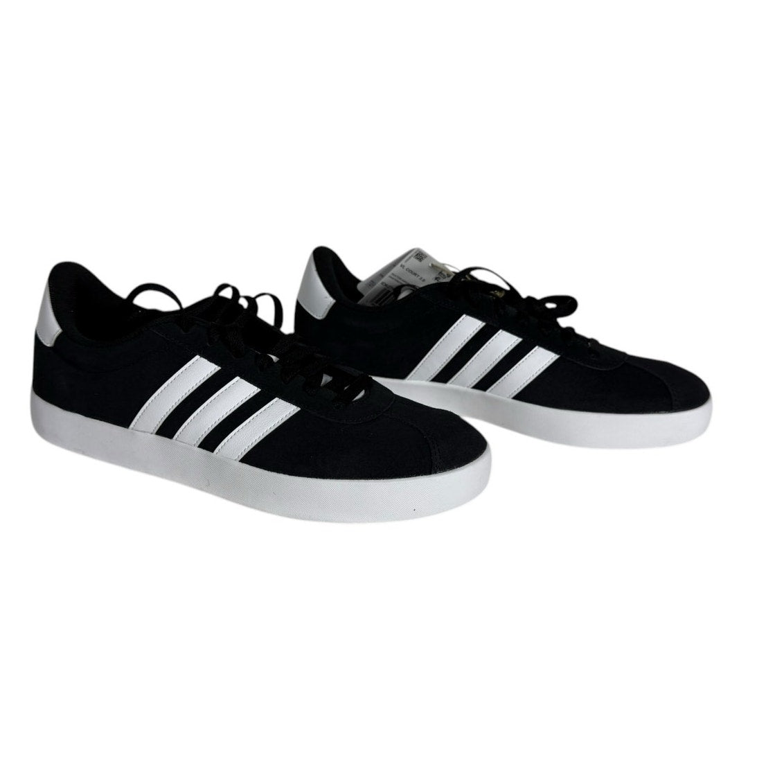 NWT Adidas Sneakers Men's VL Court 3.0 Black and White Size 11 Skateboarding