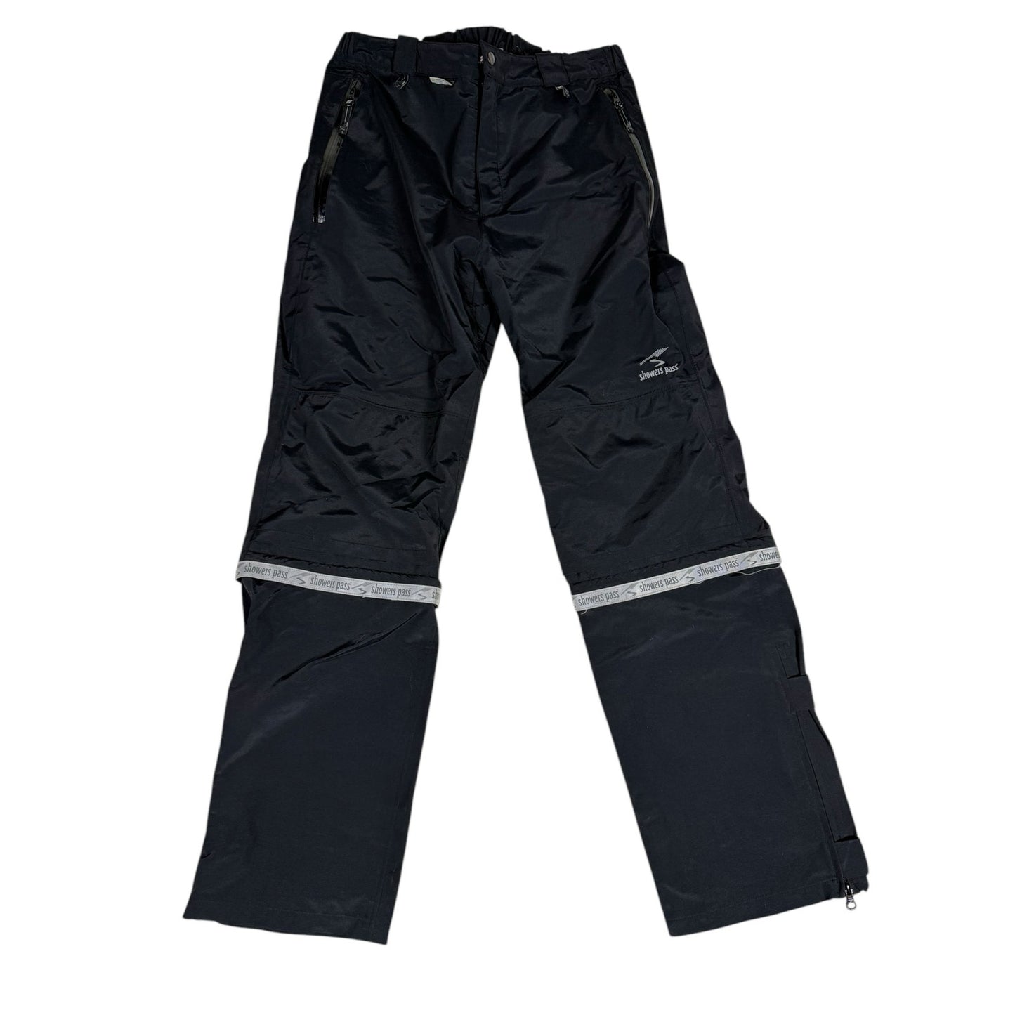 Showers pass  Rain Pants Men's Size XL Black Motorcycle
