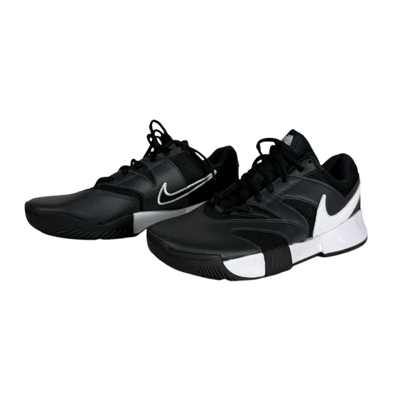 New Nike Court Men's Shoes Black / White Size 11 Athletic Athlesiure