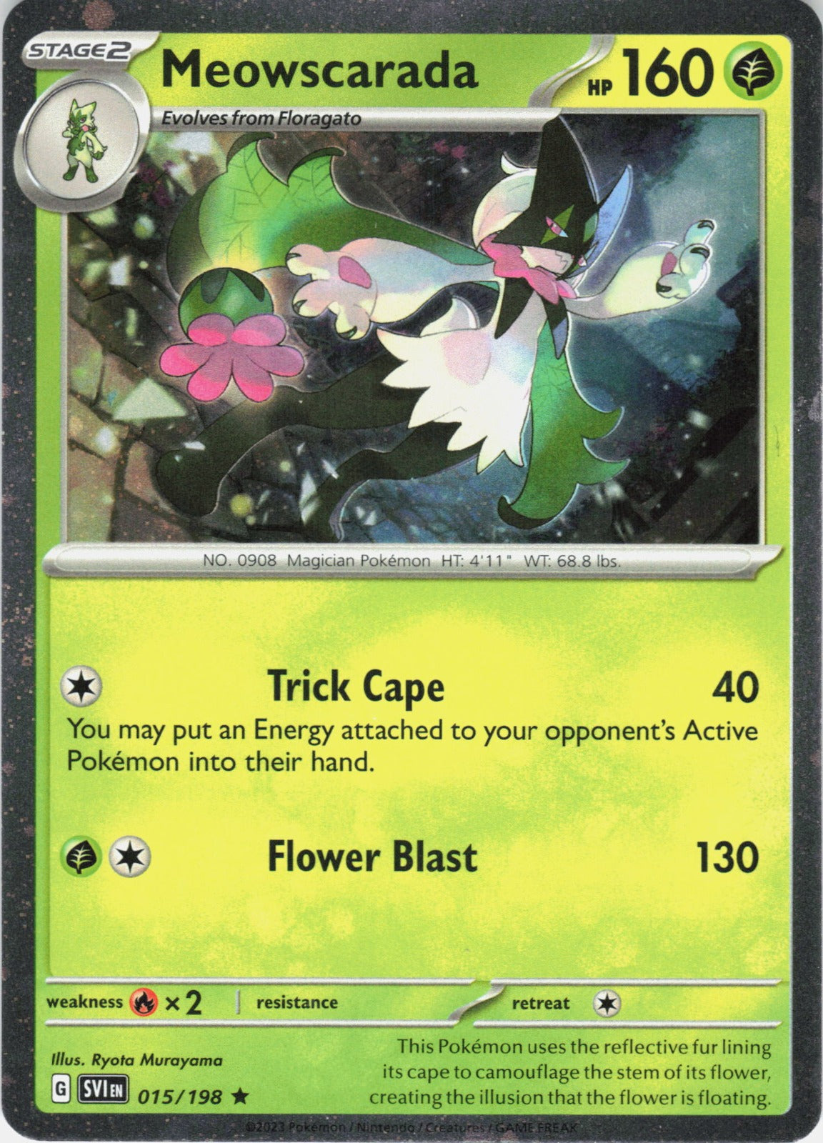 Meowscarada (Cosmos Holo) Holo Rare Miscellaneous Cards & Products 015/198 NM