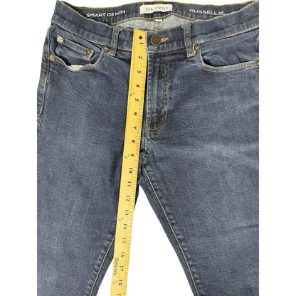 DL1961 Jeans Men Russell Smart Denim Dark Wash Size 32 Slim Straight