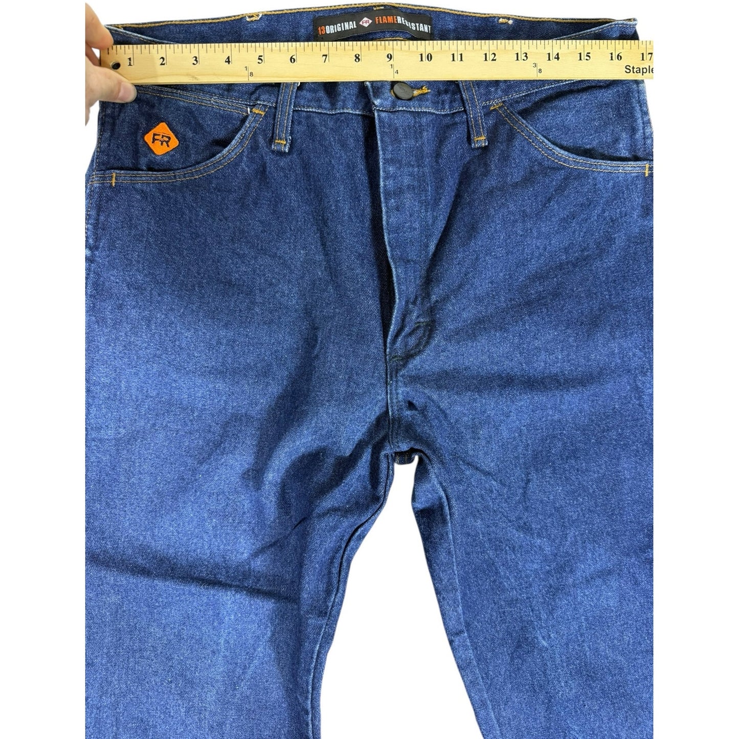 Wrangler FR Flame Resistant Jeans - 34x24 Blue Denim