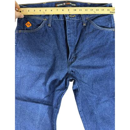 Wrangler FR Flame Resistant Jeans - 34x24 Blue Denim