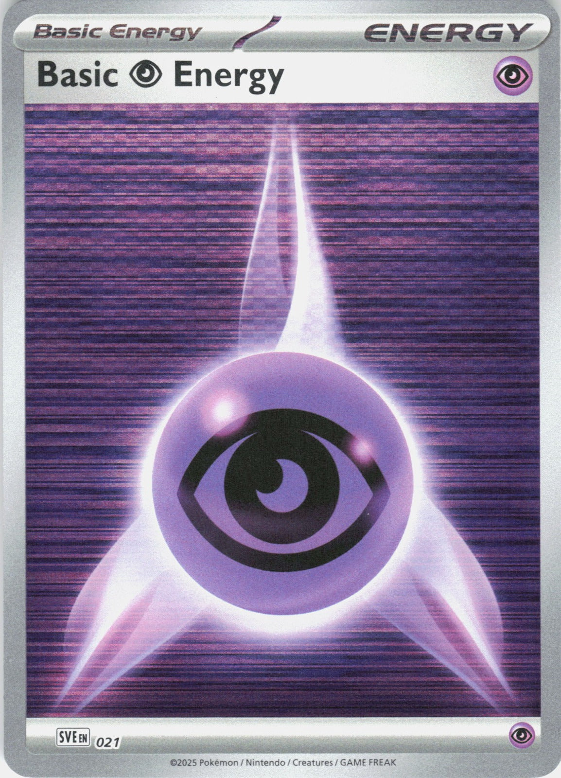 Basic Psychic Energy Reverse Holo Common SVE: Scarlet & Violet Energies 021 NM