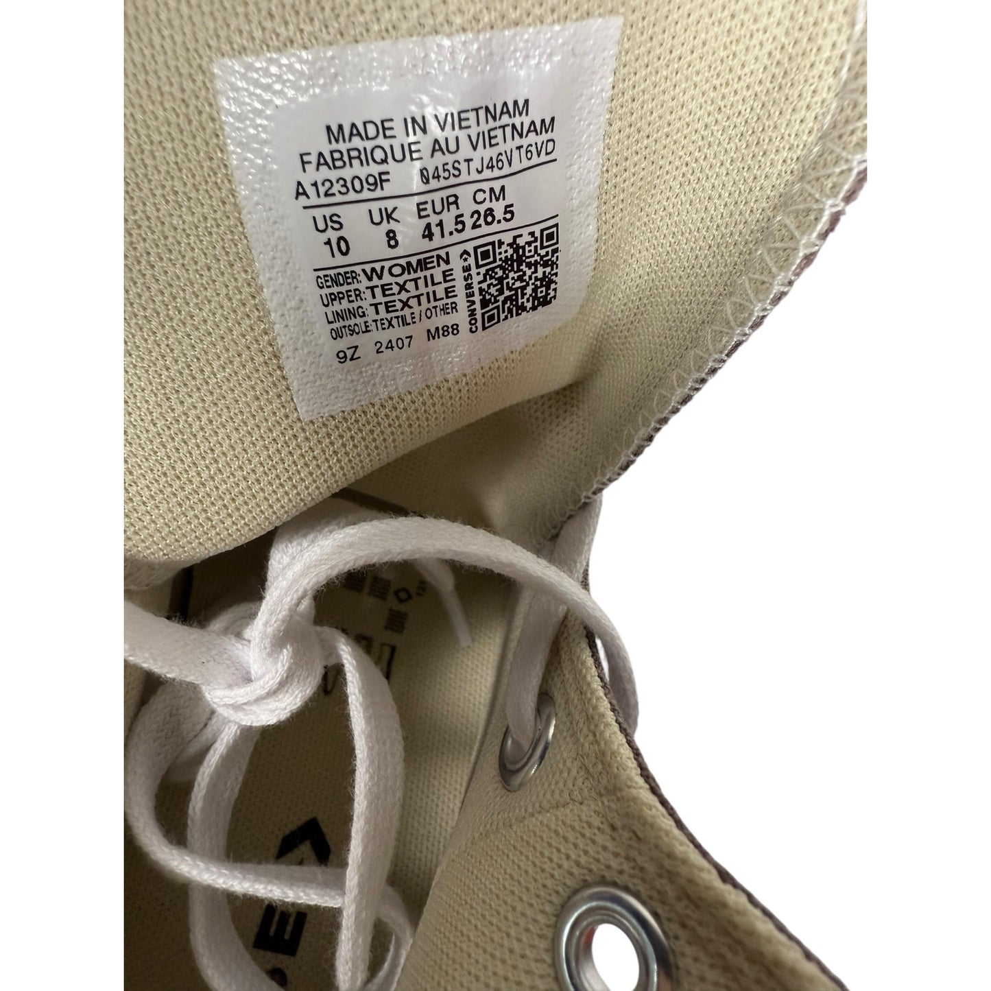 Converse CTAS Lift Pure Pumice Women's Platform High Top Sneakers- Size 10 NWB