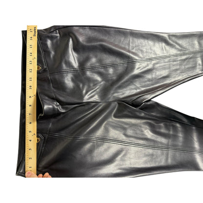 NWT Marc New York Women's Faux Leather Pants Size 1X High Rise Black Skinny