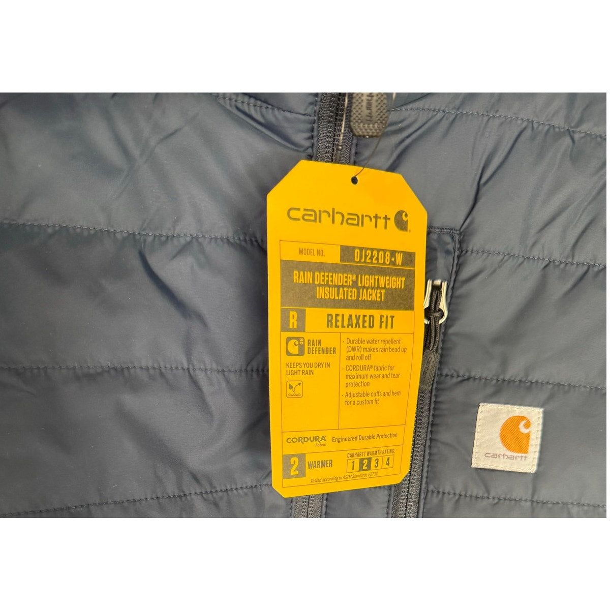 NWT Women's Rain Defender Lightweight Jacket Medium Blue Insulated Zip Up