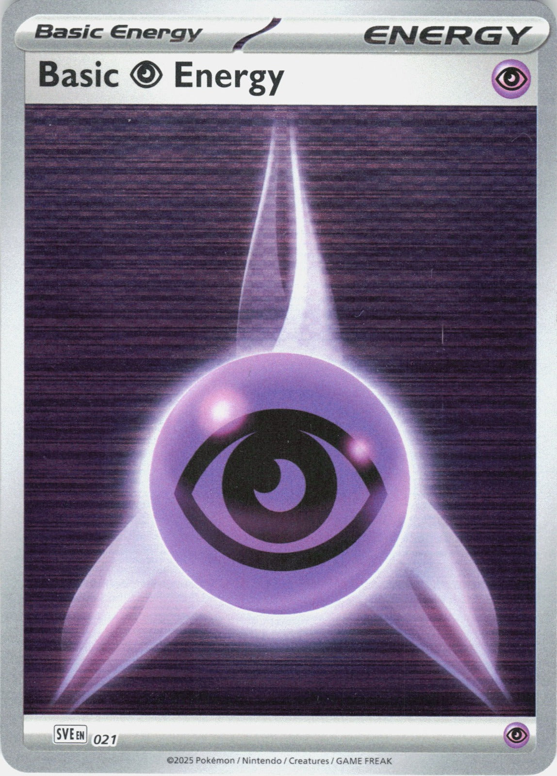 Basic Psychic Energy Reverse Holo Common SVE: Scarlet & Violet Energies 021 NM