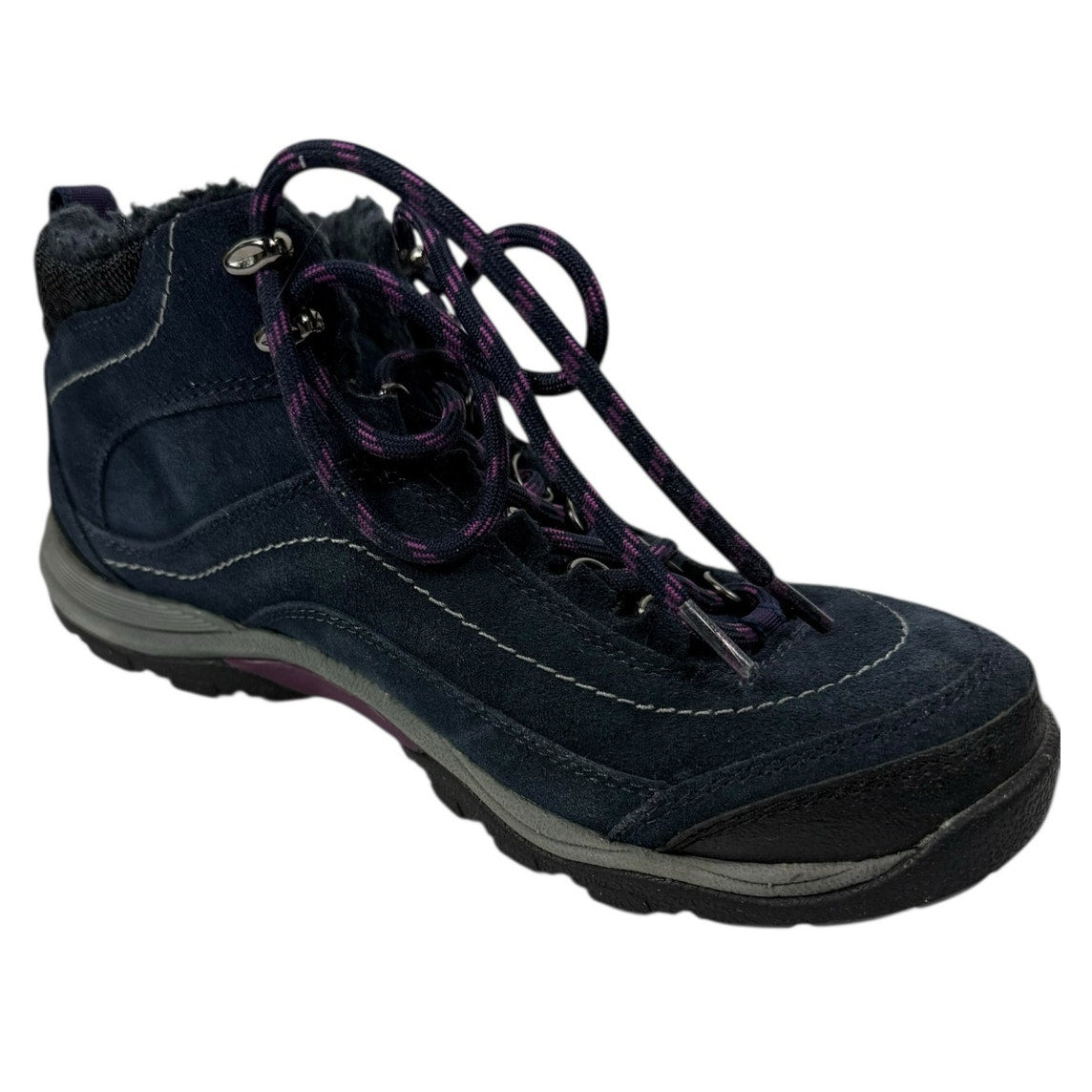 RYKA Women's Suede hiking boots Size 8 purple ankle