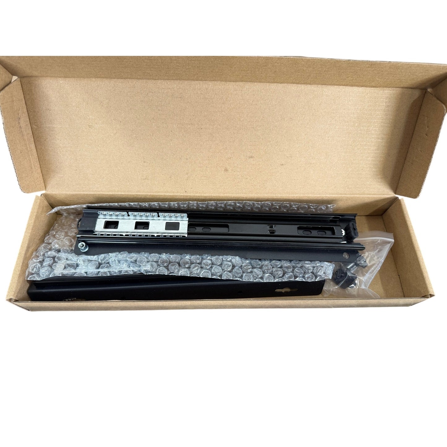 New 21 inch Sliding Under Desk Laptop Mount with Air Vents Metal UnderDesk Slide