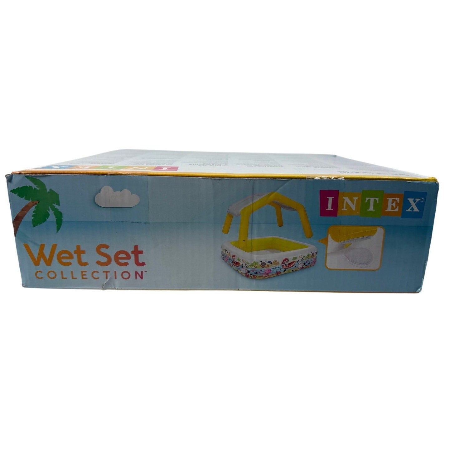 New in Box intex wet set pool with sun shade
