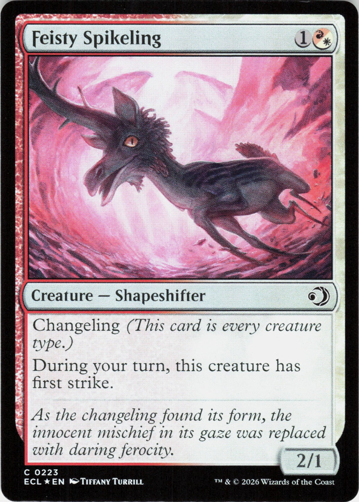 Feisty Spikeling Foil C Lorwyn Eclipsed 223 NM