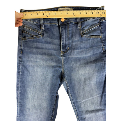 Liverpool Jeans Women's High Rise Ankle Size 8 Blue