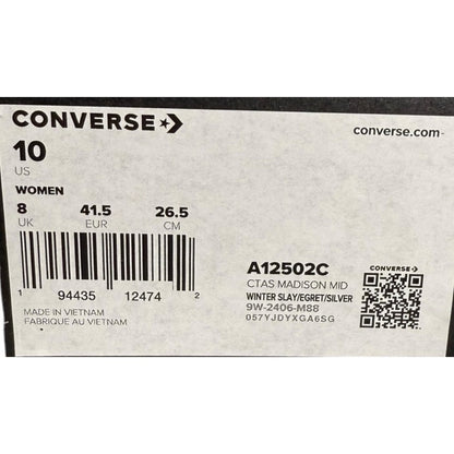 NIB Converse shoes Women's Madison Mid Winter Slay Size 10 athletic Casual