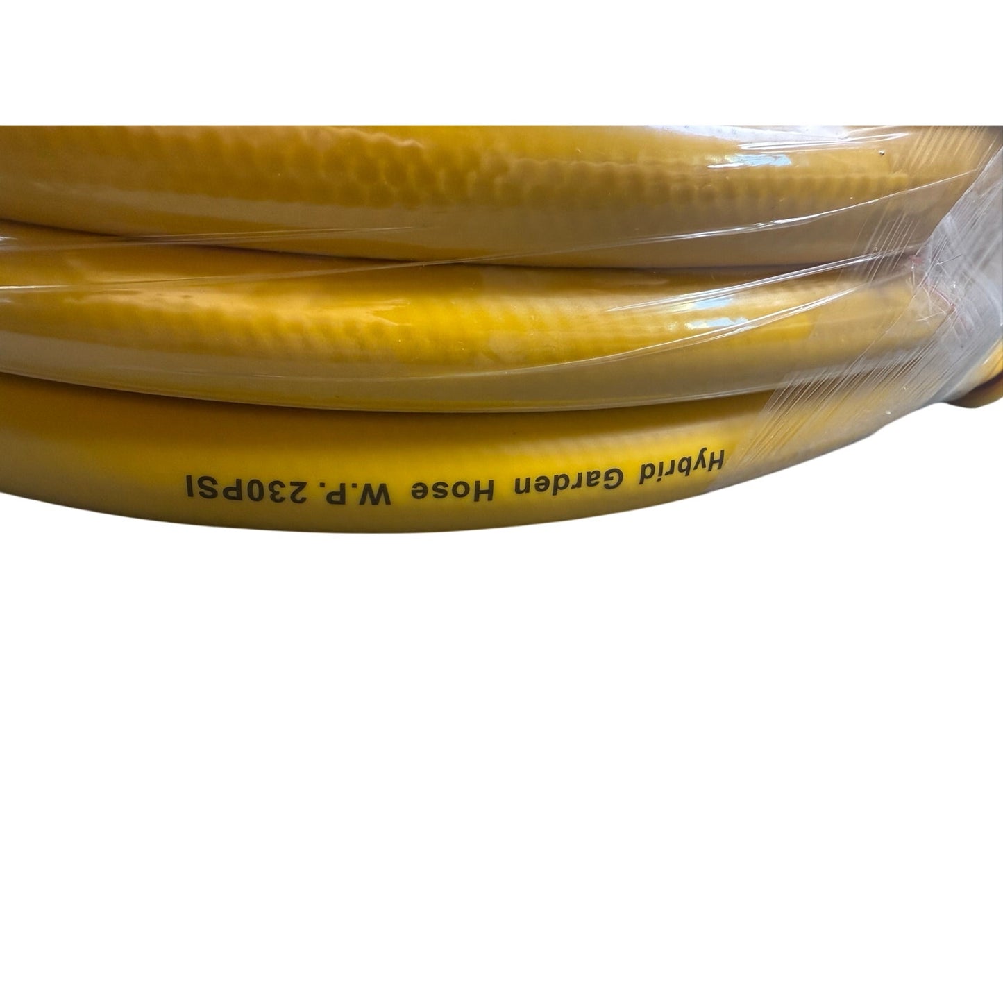 New 100ft Hybrid Garden Hose Yellow 5/8"