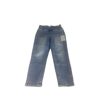 NWT Women's Risen High Waist Pull on Capri Fit Jeans Size 1